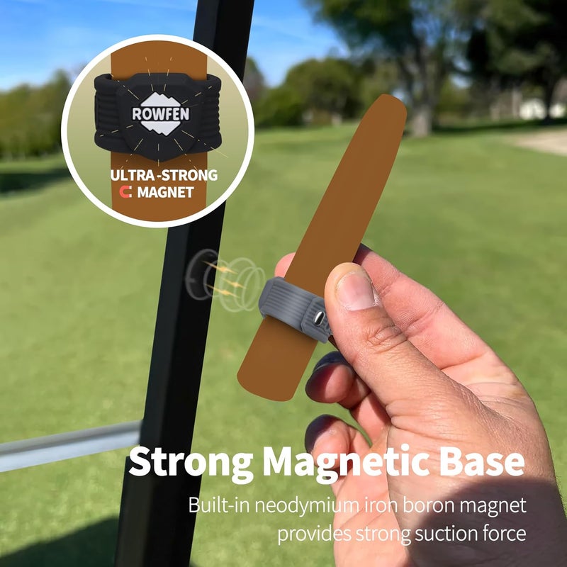 ROWFEN Golf Cart Accessories - Fits 38 to 60 Ring Gauge - Convenient Magnetic Holder with Magnetic and Adjustable Design - Fit for Golfing, Grilling, Fishing, Travel, and Outdoor Adventures - Image 3